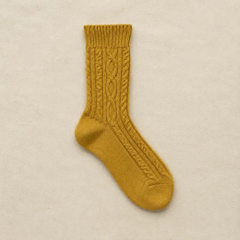Mustard cable, laid flat