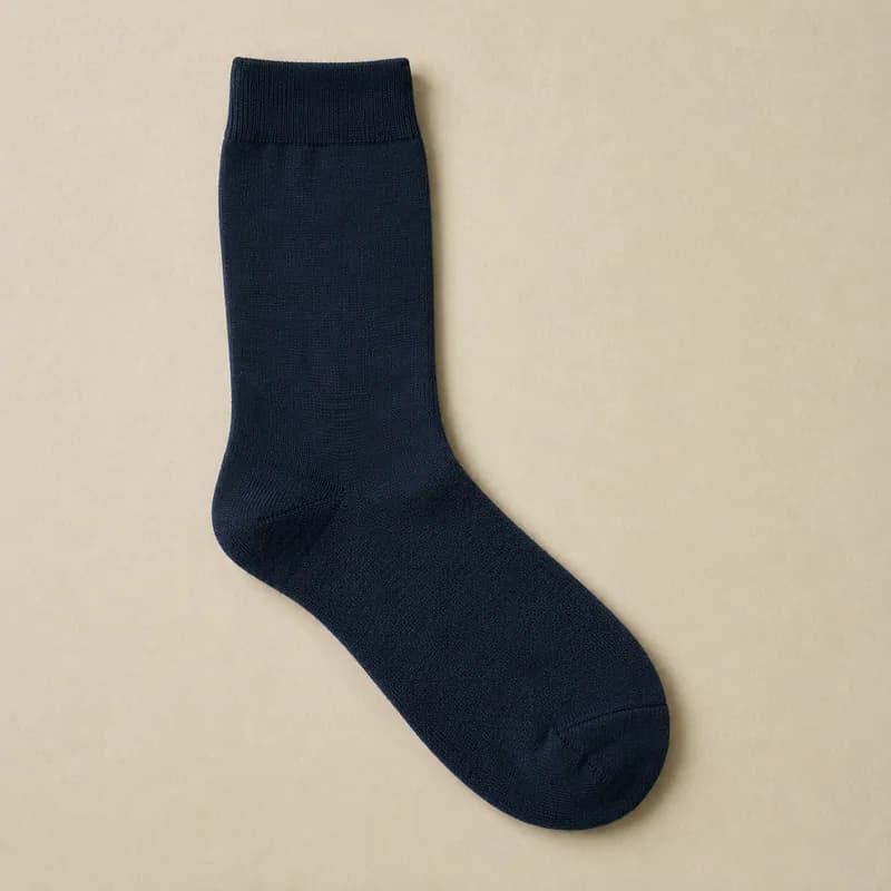 Deep navy plain, laid flat