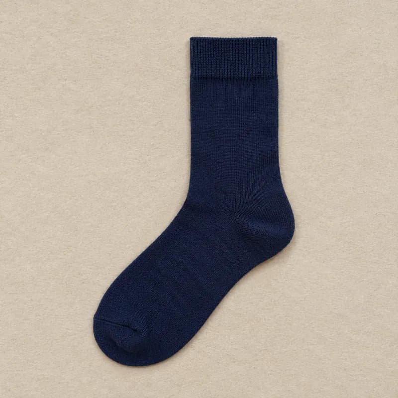 Ink blue plain, laid flat