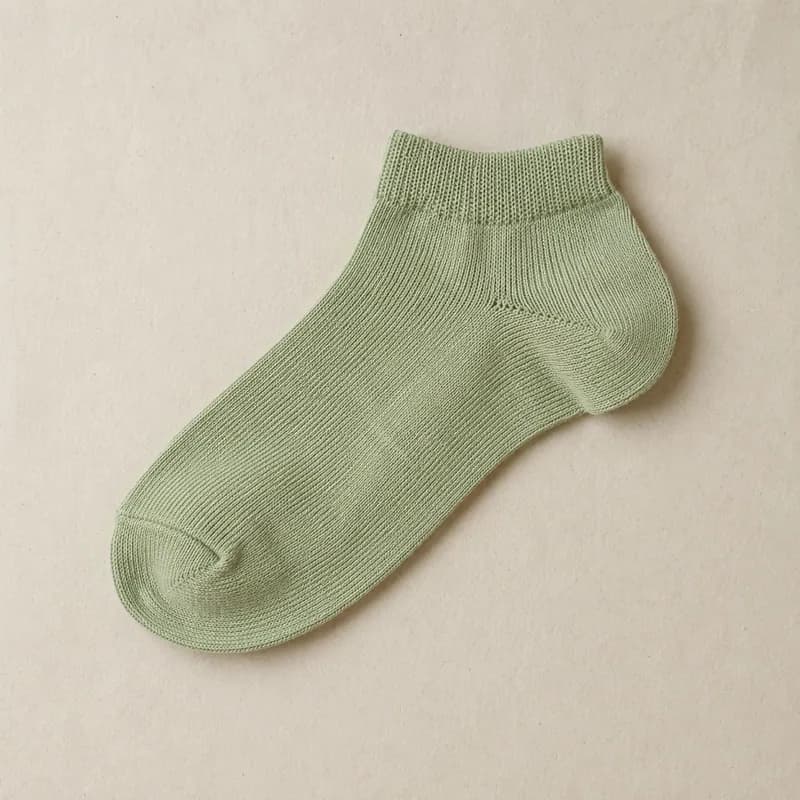 Sage ankle, laid flat